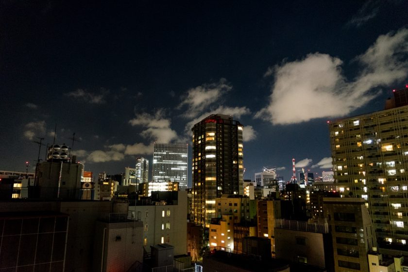 トイプードル銀座リリー東京の夜景